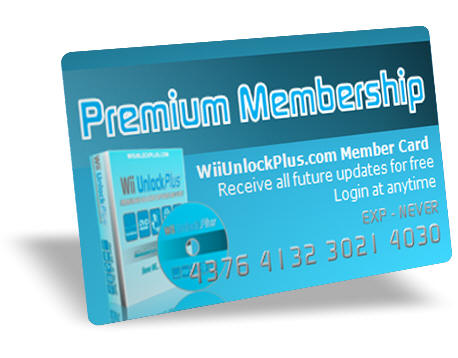 Wii Unlock Plus Membership Card